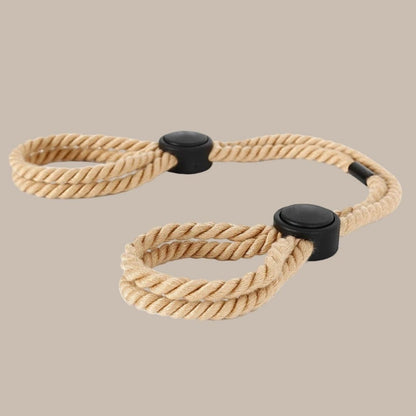 Adjustable Bondage Rope & Cuff Restraint Set