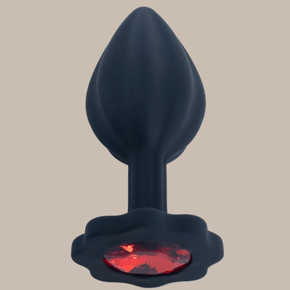 Silicone Anal Plug Plum Blossom Shaped Butt Plug Crystal Base Sex Toys For Woman Men Adult Games Anal Toys Unisex Adult Toys