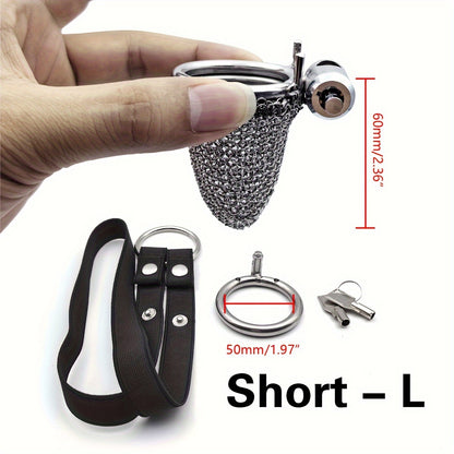 Luxury Mesh Metal Chastity