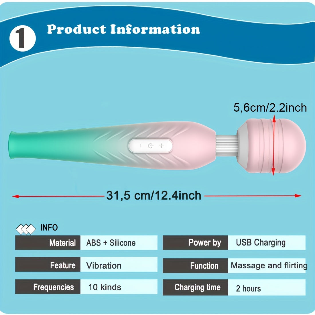 Powerful Big Magic Wand Vibrator