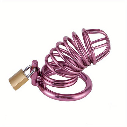 Polished Metal Male Chastity Cage