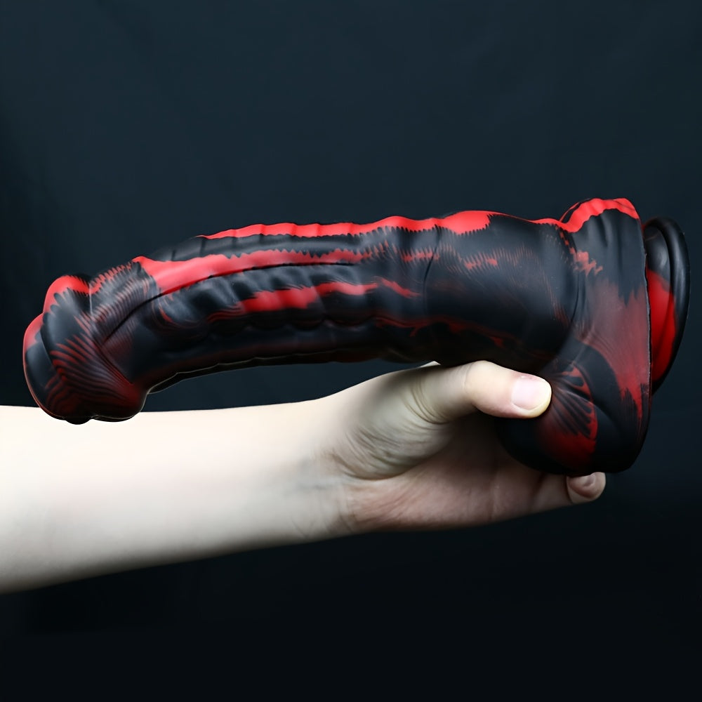 Silicone Vaginal Stimulator — Manual Suction Cup Toy