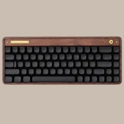 Premium Ergonomic Wood Keyboard