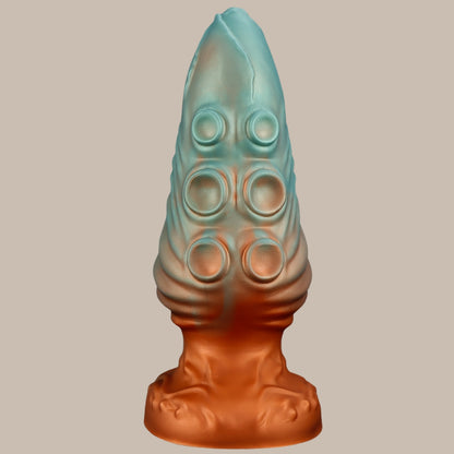Alien Tentacle Butt Plug — Bumped Liquid Silicone