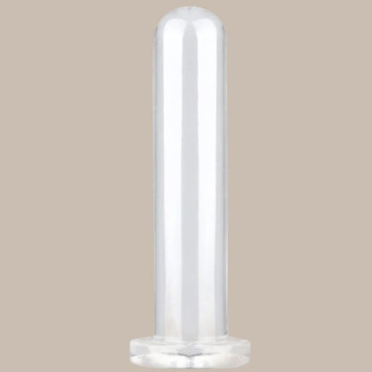 Smooth Test Tube Anal Plug Transparent Buttplug G-spot Stimulate Prostate Massager Sex Toy for Man Crystal Anal Dildo for Woman