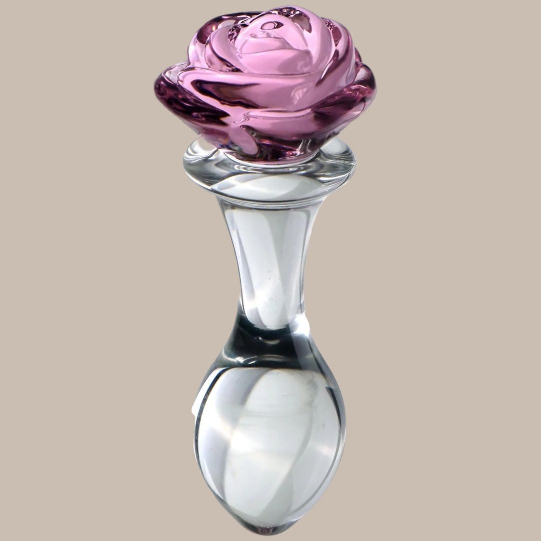 Rose Flower Luxury Glass plus Set