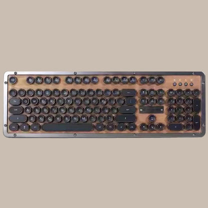 Premium handcrafted wood keyboard