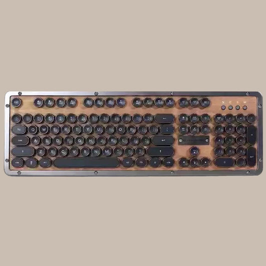 Premium handcrafted wood keyboard