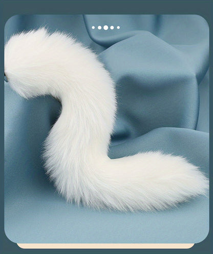 3pcs Detachable Fox Tail Metal Anal Plug, Three Types Plug Butt Plug, Cosplay Sex Games, Sex Toys For Men And Women