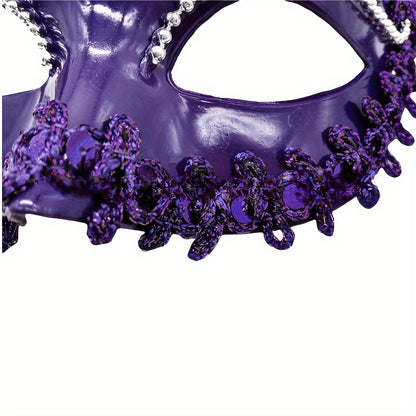 Rhinestone Venetian Princess Mask