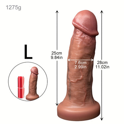 Dual-Layer Big Silicone Wand – 29–49 cm, 4 Sizes