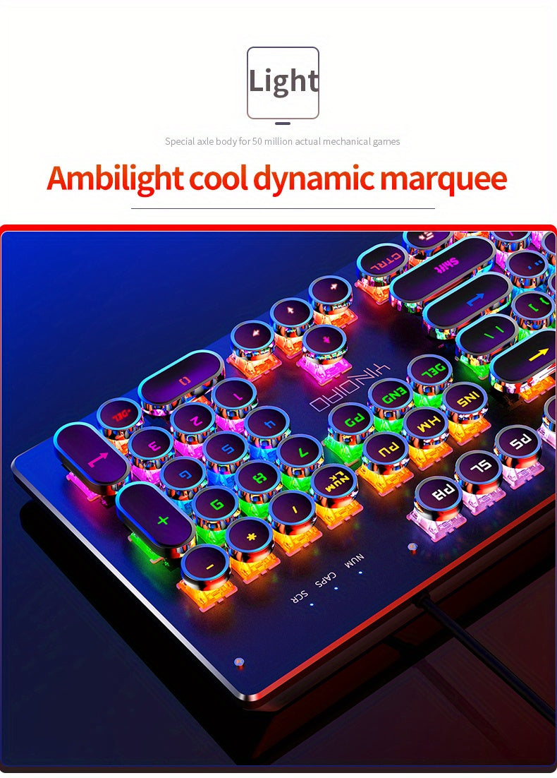 Backlit LED Typing Keyboard