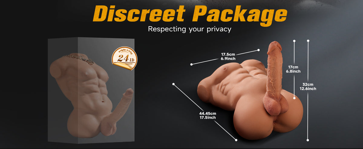 Large Muscular Male Doll Torso