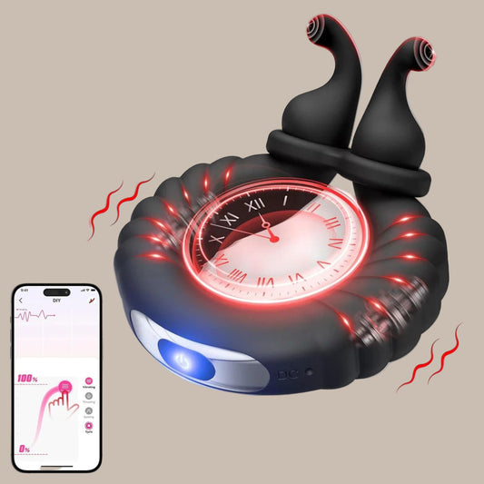 Bluetooth App Penis Ring Vibrator — Remote Couples Play