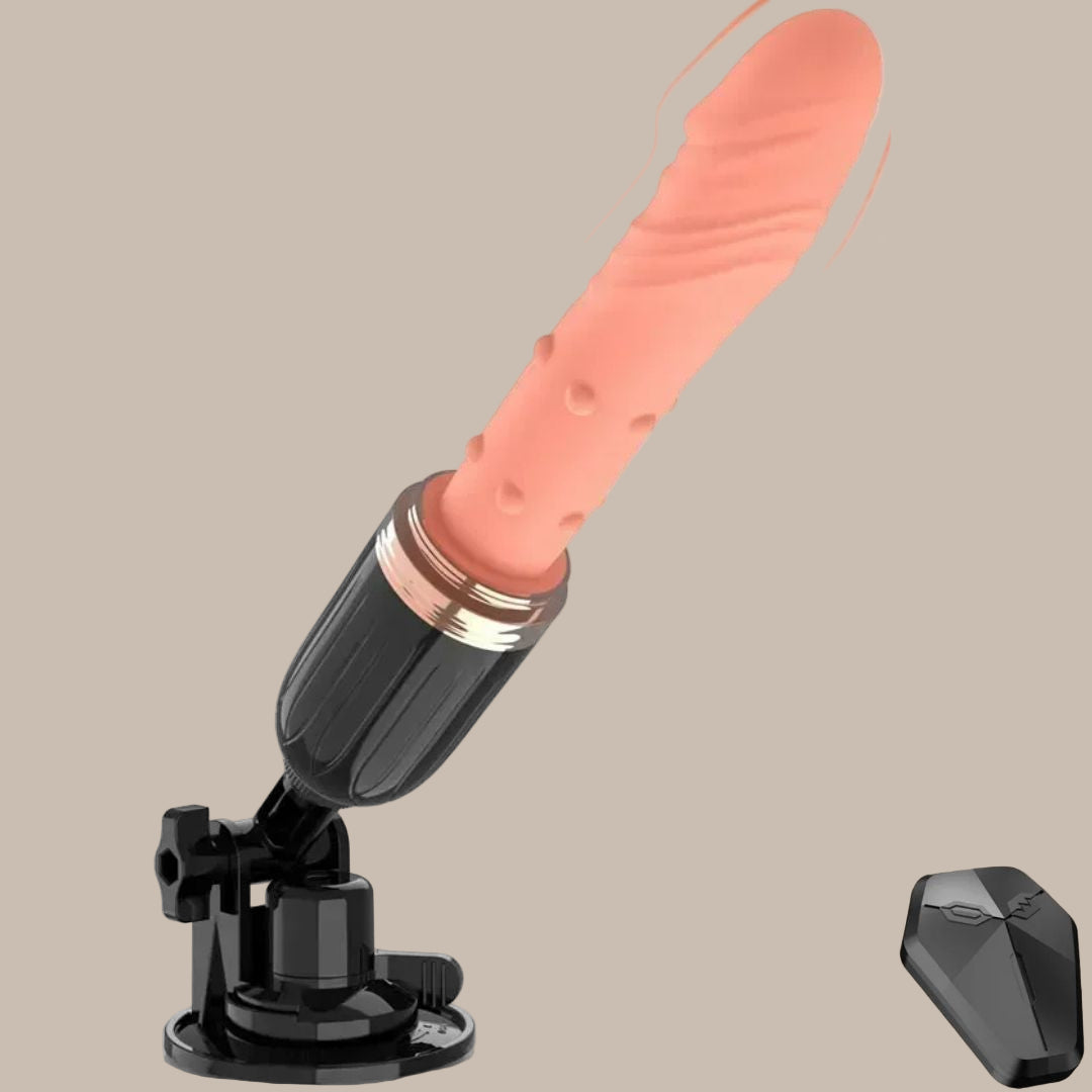 Telescopic Heating Dildo Vibrator Machine