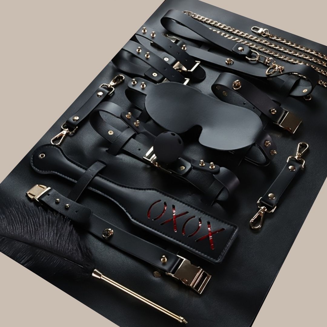 Leather Restraint & Sensation Starter Set