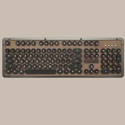 Handmade Vintage Punk Wooden keyboard