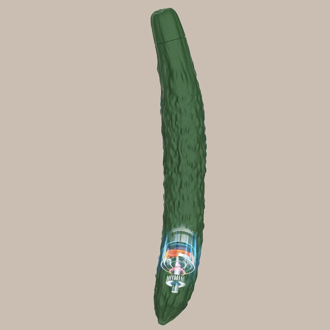 Cucumber Silicone Vibrator — 7 Whisper-Quiet Modes