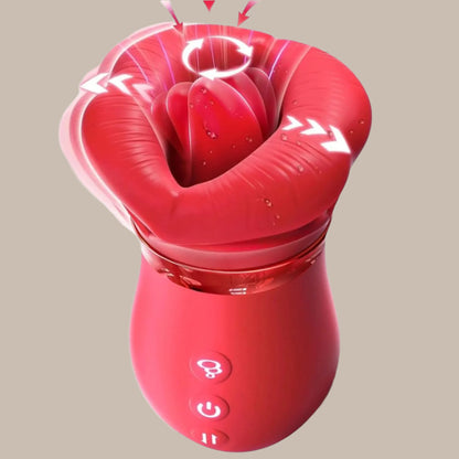 Rose Mouth-Shaped Vibrator Clitoral