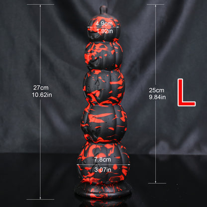 Pumpkin Head Anal Plug — Premium Silicone Three Sizes