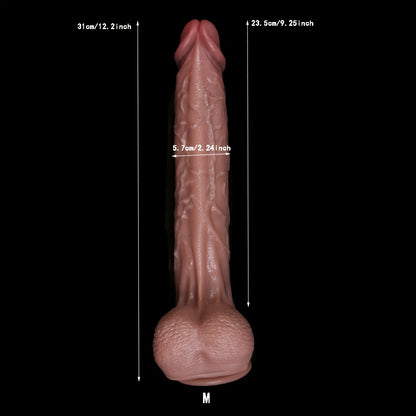 Skin-Soft Realistic Silicone Wand – S to XL