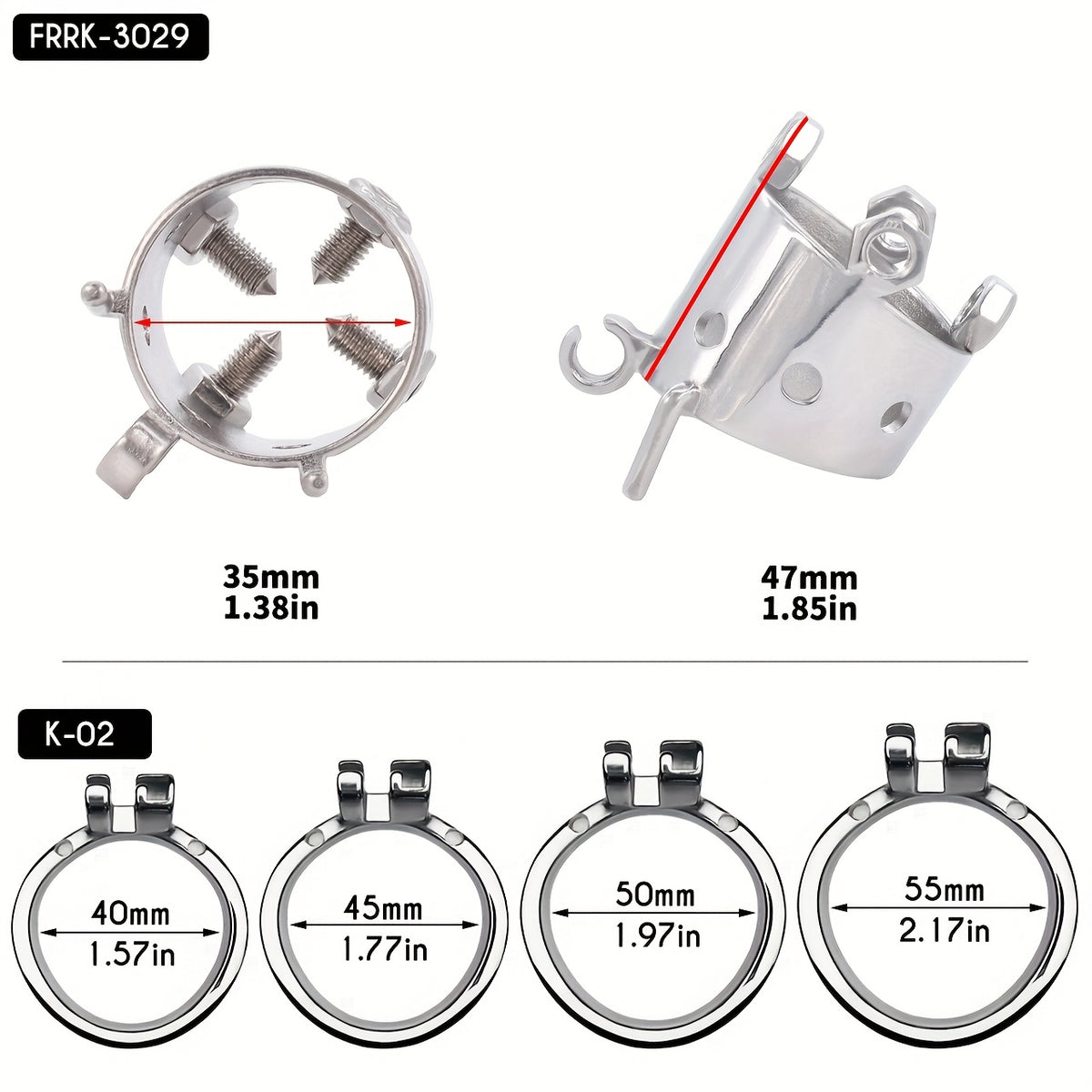 Adjustable Spiked Penis Cage