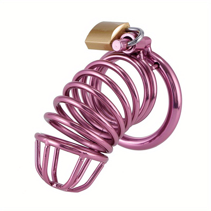 Polished Metal Male Chastity Cage