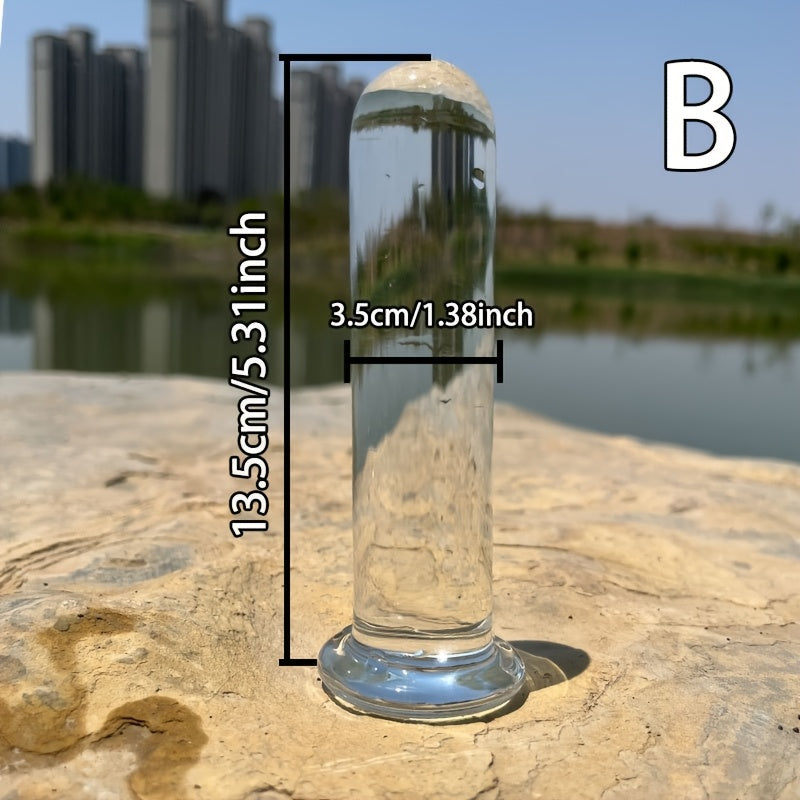 Hand-Shaped Glass Plug for Personal Pleasure