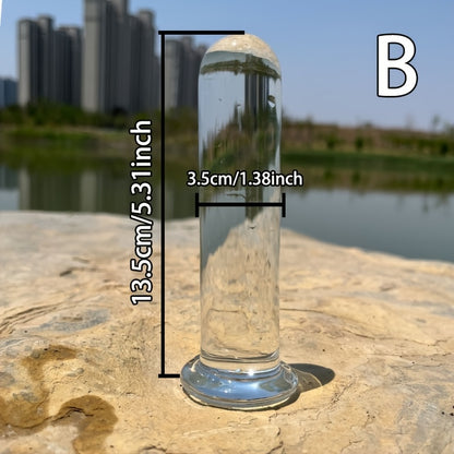 Hand-Shaped Glass Plug for Personal Pleasure