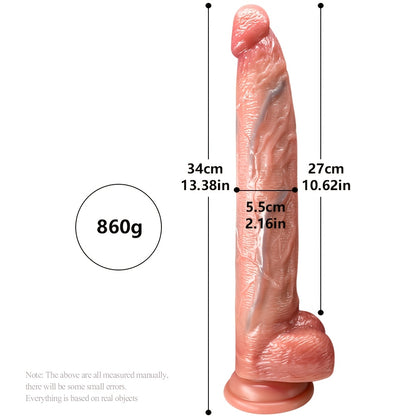Extra Long Silicone Comfort Wand with Suction Base