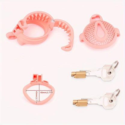 High-Design Resin Chastity Cage