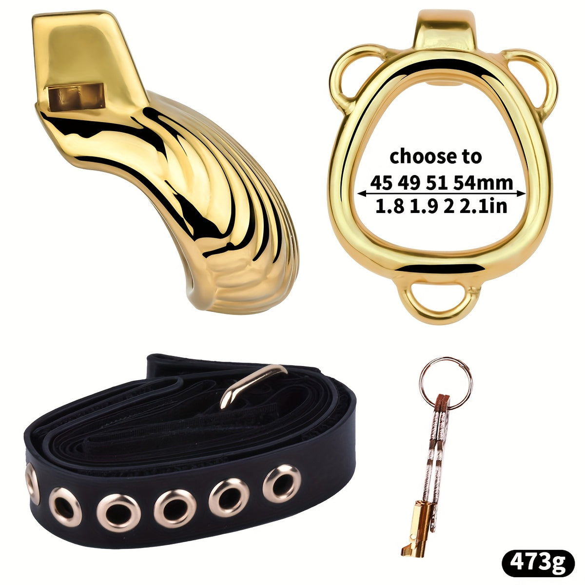 Golden Birdcage Chastity Lock