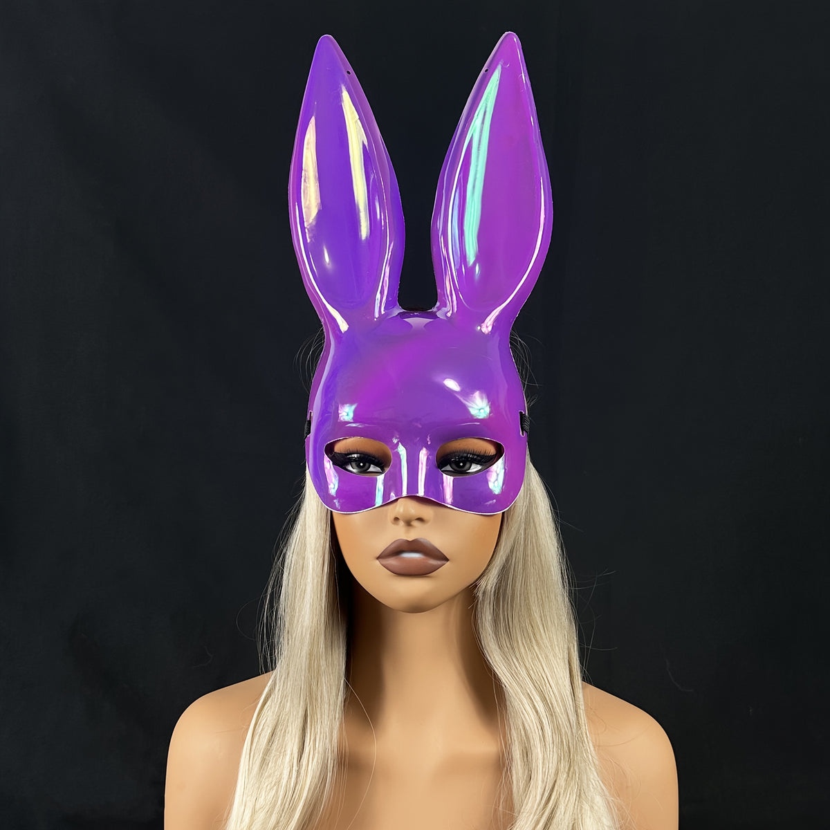 Electroplated Bunny Girl Party Mask Set