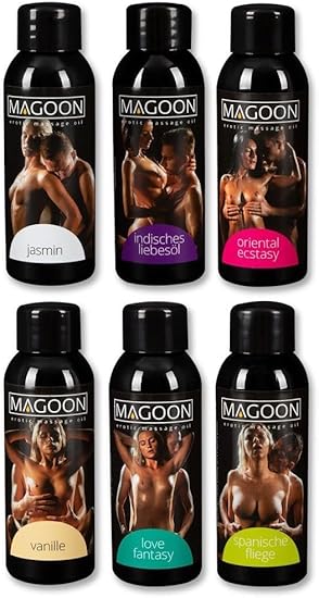 Sex Massage Oil Set – 6-Pack Variety Collection