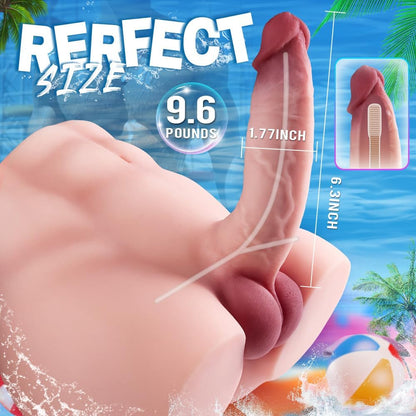 Curvy Realistic Male Torso