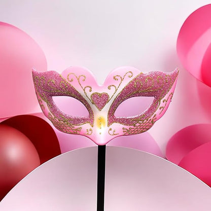 Playful Pink Sex Party Mask