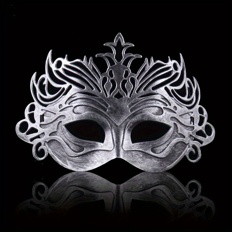 Antique Roman Crown Half-Face Mask