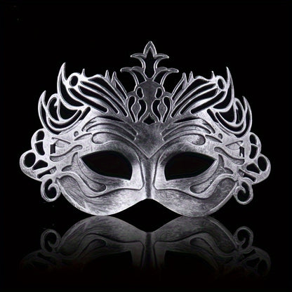 Antique Roman Crown Half-Face Mask
