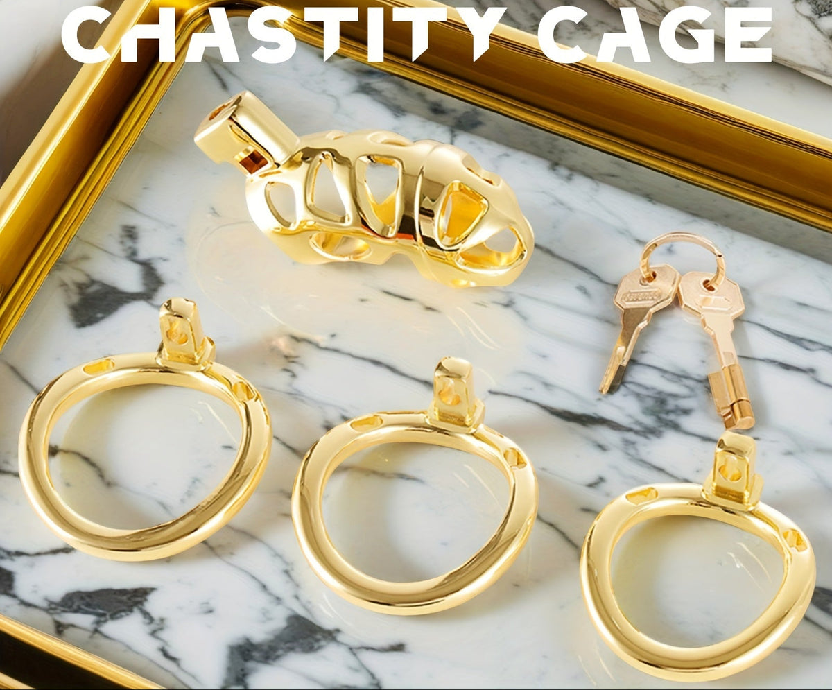 Luxury Golden Male Chastity