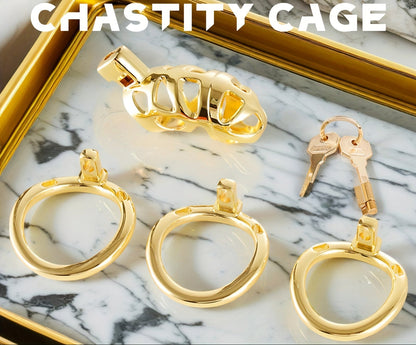 Luxury Golden Male Chastity