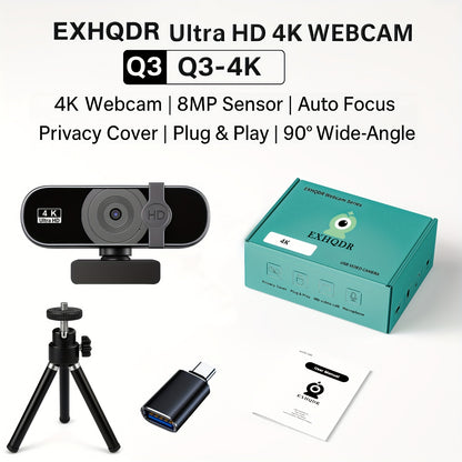 4K High Quality Webcam