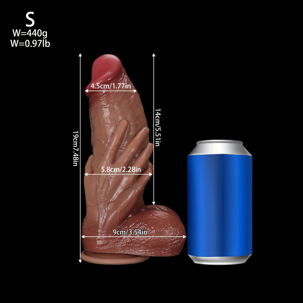 Wireless Remote Thrusting Heating Silicone Wand – S, M & L