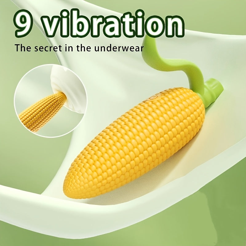 Ergonomic Vegetable-Shaped Vibrator