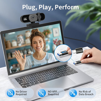4K High Quality Webcam