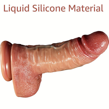 Double-Layer Skin-Soft Thick Silicone Wand – L