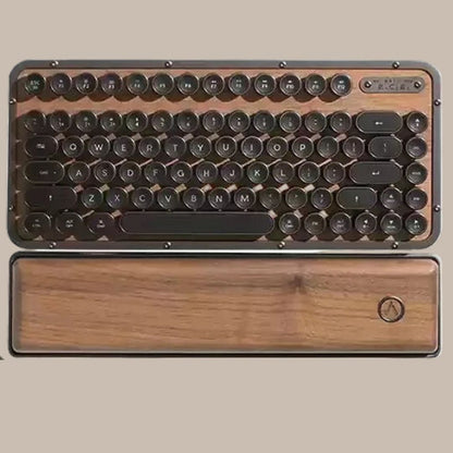 Handmade Vintage Punk Wooden keyboard