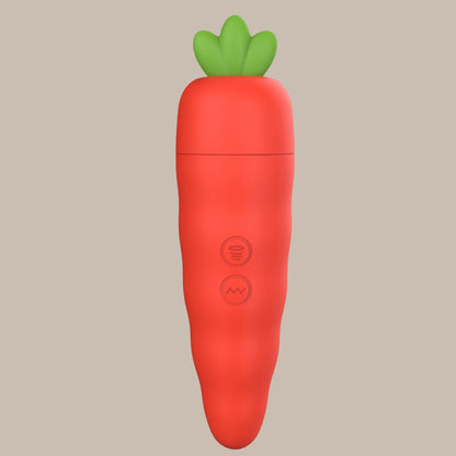 Carrot Rabbit Vibrator — Dual Suction and G-Spot
