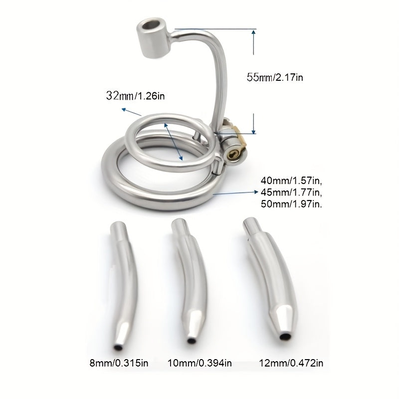 Rooster Cage with Urethral Catheter