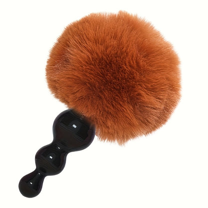Rabbit Fox Tail Cosplay Sex Toys for Couples Silicone Anal Plug for Men And Women Plush Sex Toy with Rabbit Tail Prostate Massager Sexy Erotic Role Play Butt Plug Sex Shop Erotic Plug