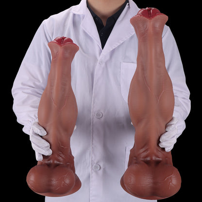 Muscle-Texture Wearable Silicone Wand – 5 Sizes S–XXL